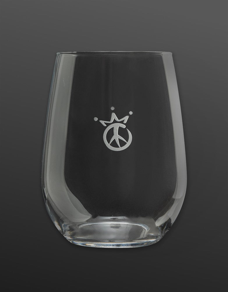 Limited Scotty Cameron Peace Crown Stemless Wine Glass Set of 2