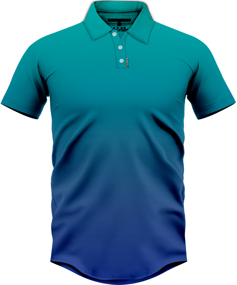 C1 Original Polo V3 - Blues - The Golf Guys Online