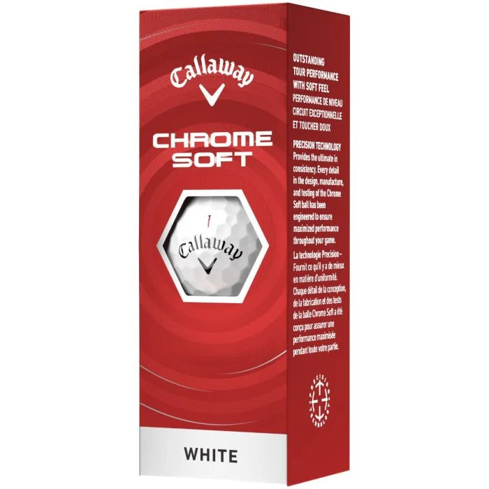 Callaway Chrome Soft White 2026 Golf Balls