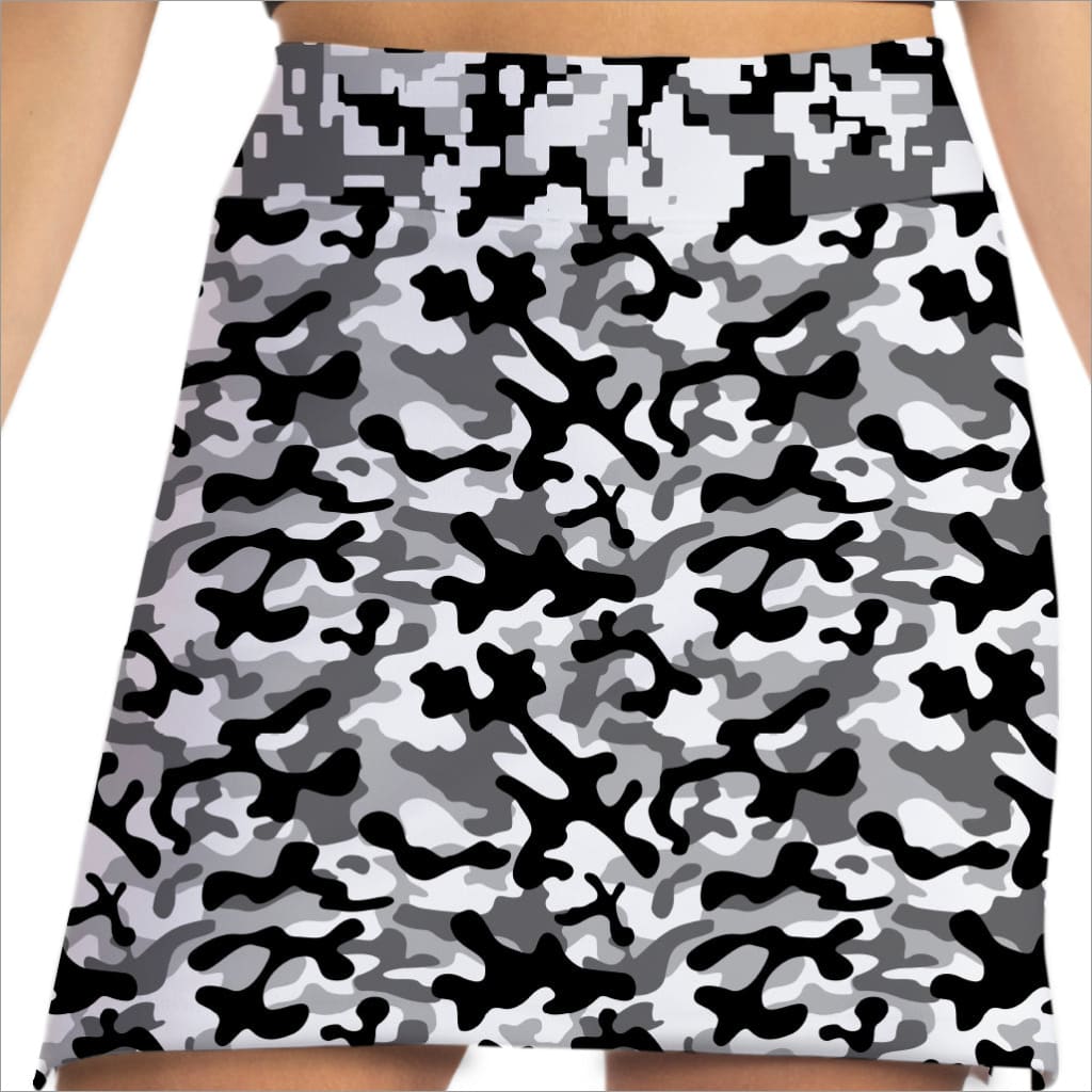 CAMO BLACK SKORT - The Golf Guys Online