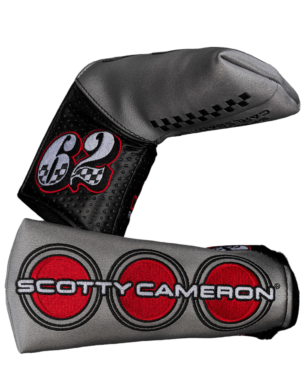 Limited Scotty Cameron Silver Three Red Dots Blade Putter Headcover