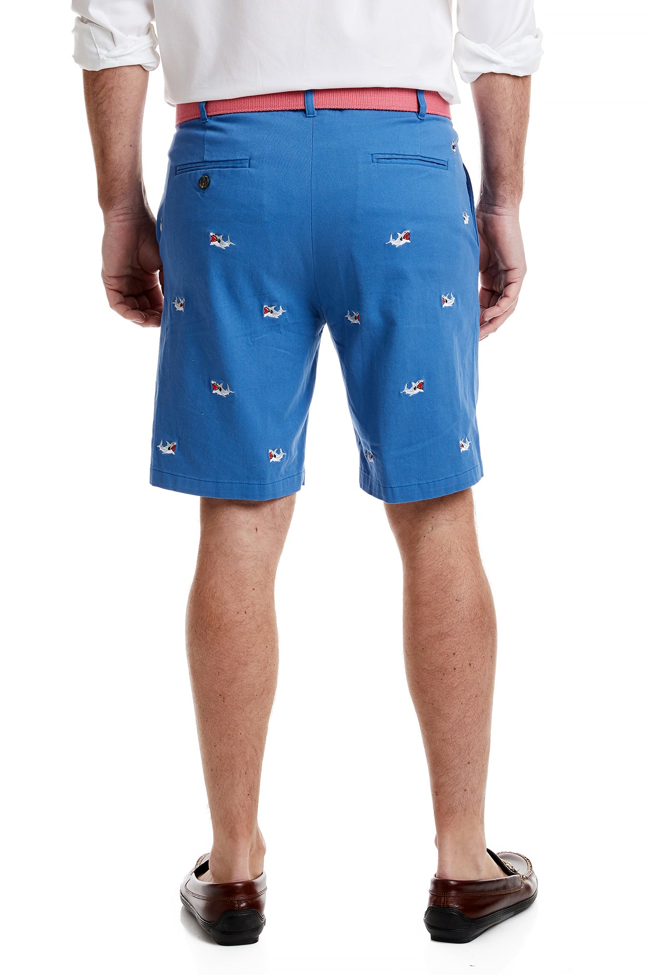 Cisco Short Deep Ocean Blue with Great White Shark - The Golf Guys Online