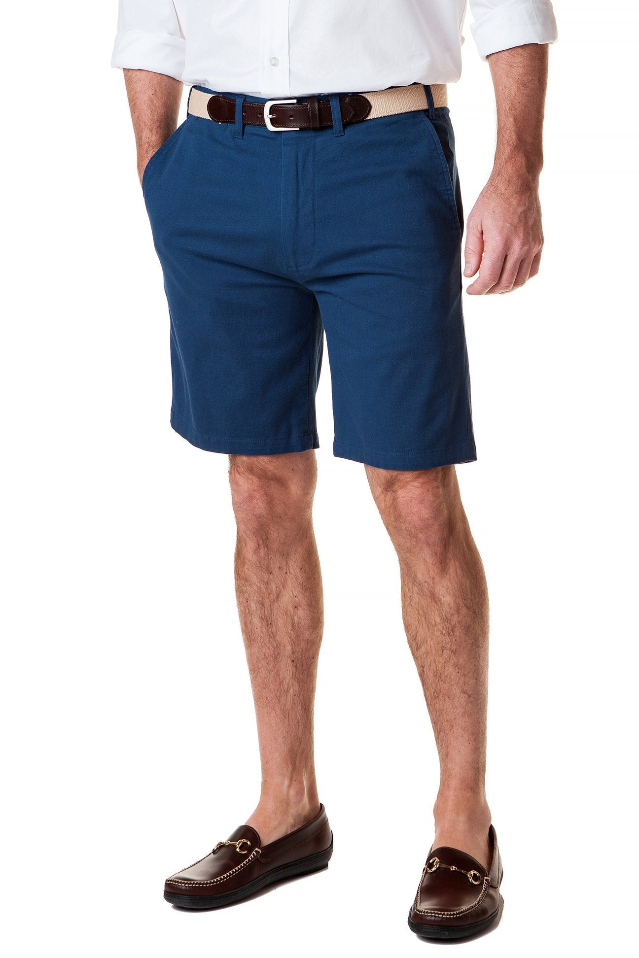 Cisco Short Stretch Twill Nantucket Navy - The Golf Guys Online