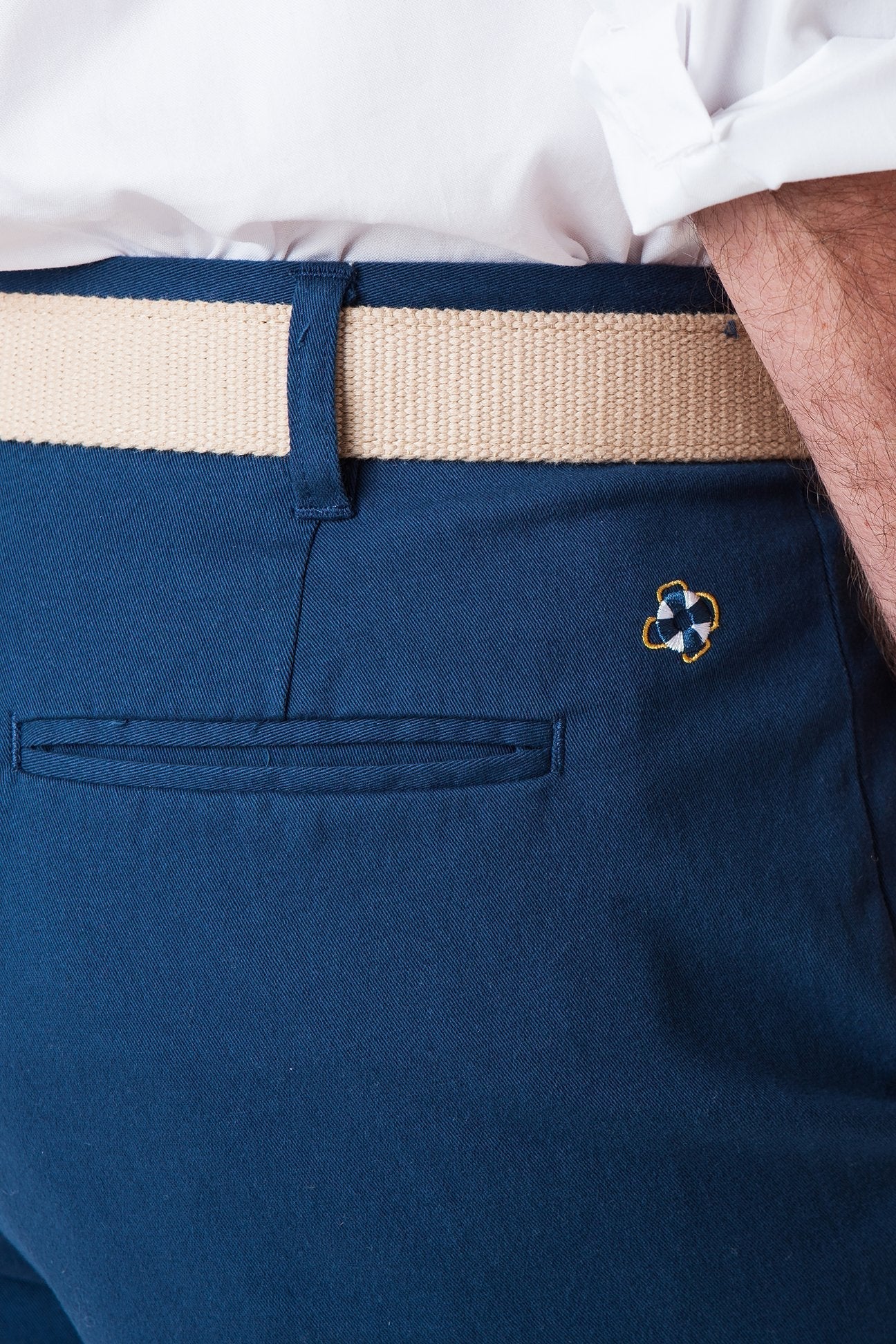 Cisco Short Stretch Twill Nantucket Navy - The Golf Guys Online