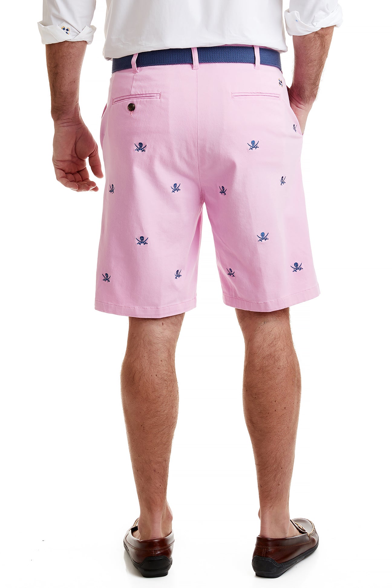 Cisco Short Stretch Twill Pink with Calico Jack - The Golf Guys Online