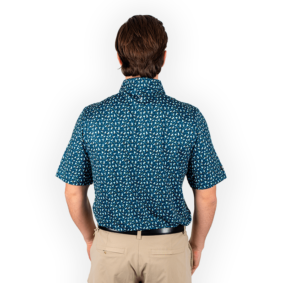 Cocktail Hour Men's Polo - The Golf Guys Online
