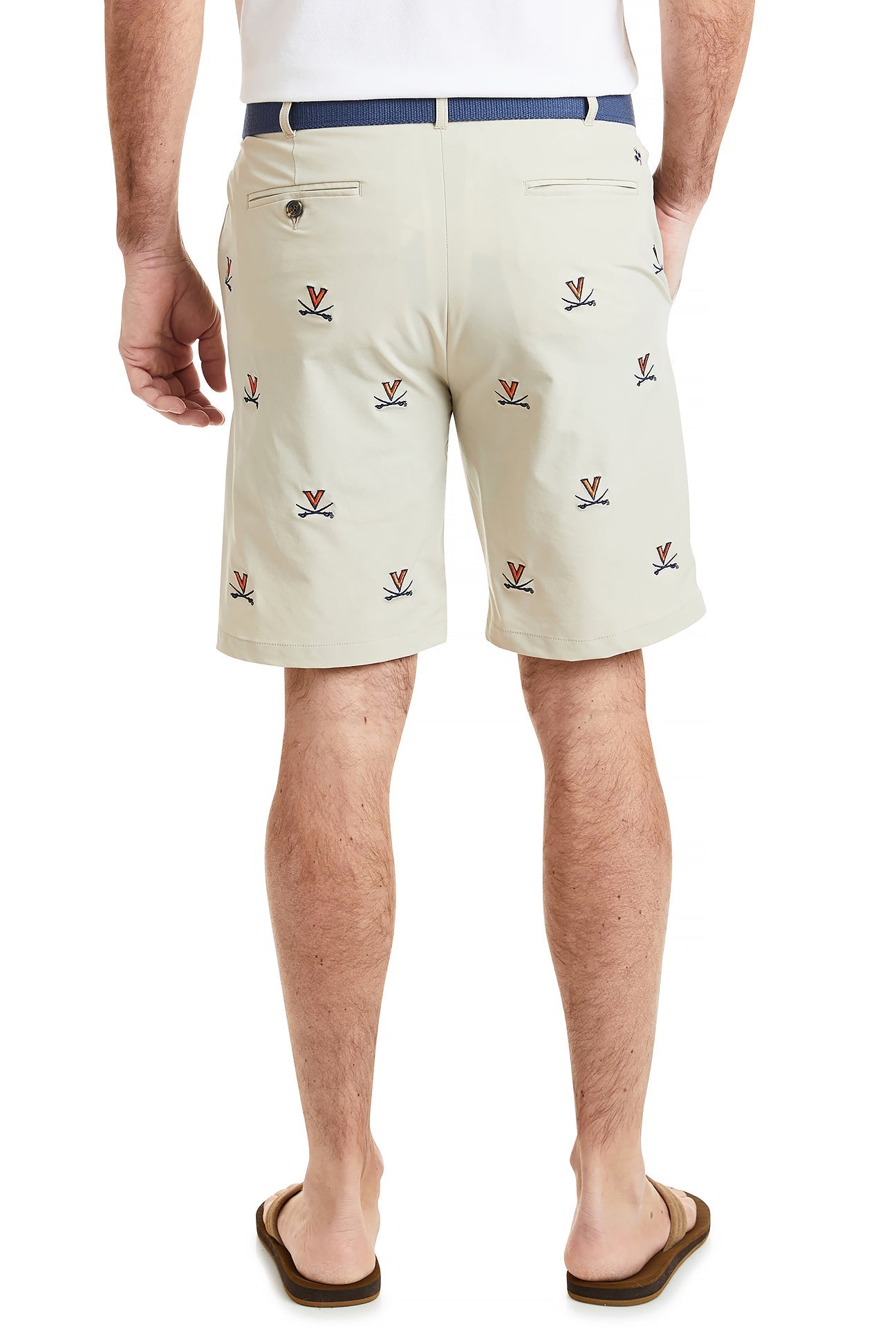 Collegiate ACKformance Short Khaki with UVA - The Golf Guys Online