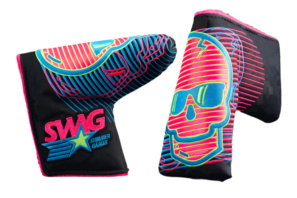 Swag Golf - All-Star Skull Handsome One Blade Putter Headcover - The Golf Guys Online