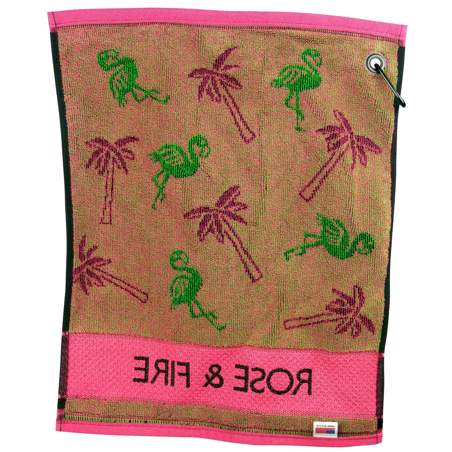 Flamingo Golf Towel - The Golf Guys Online