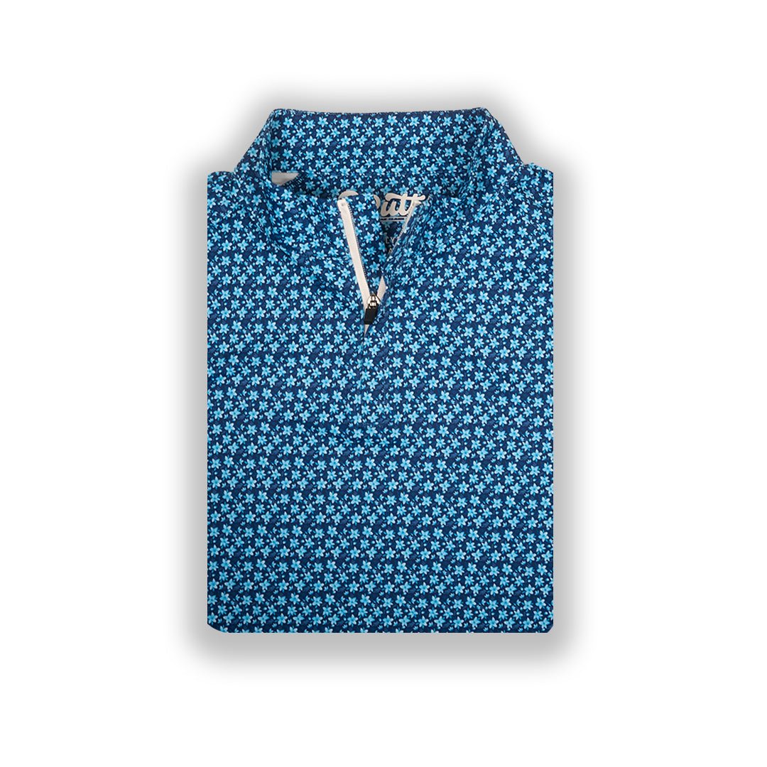 Floral Club Men's Q-Zip - The Golf Guys Online