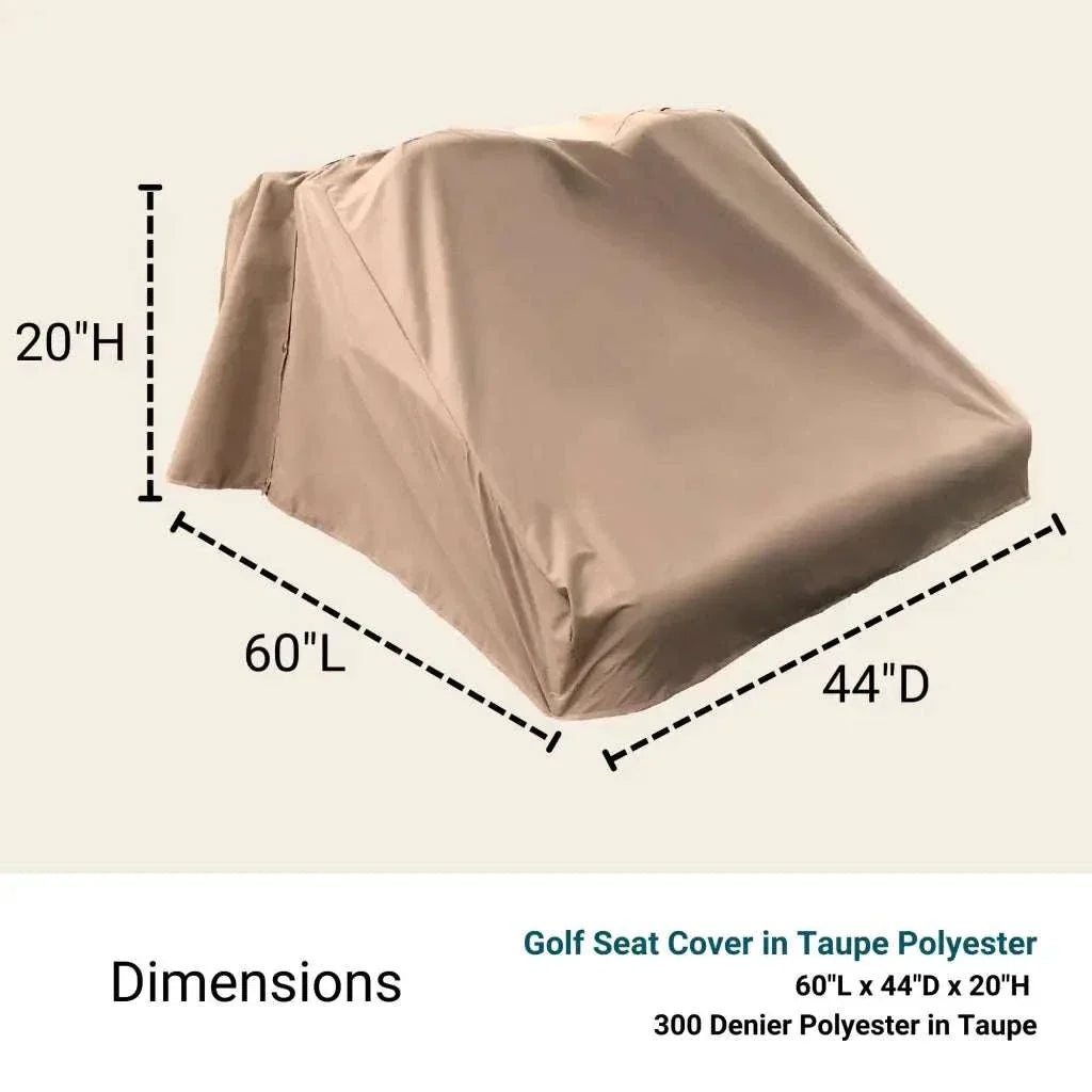 Golf Cart Seat Cover - Premium Woven Polyester