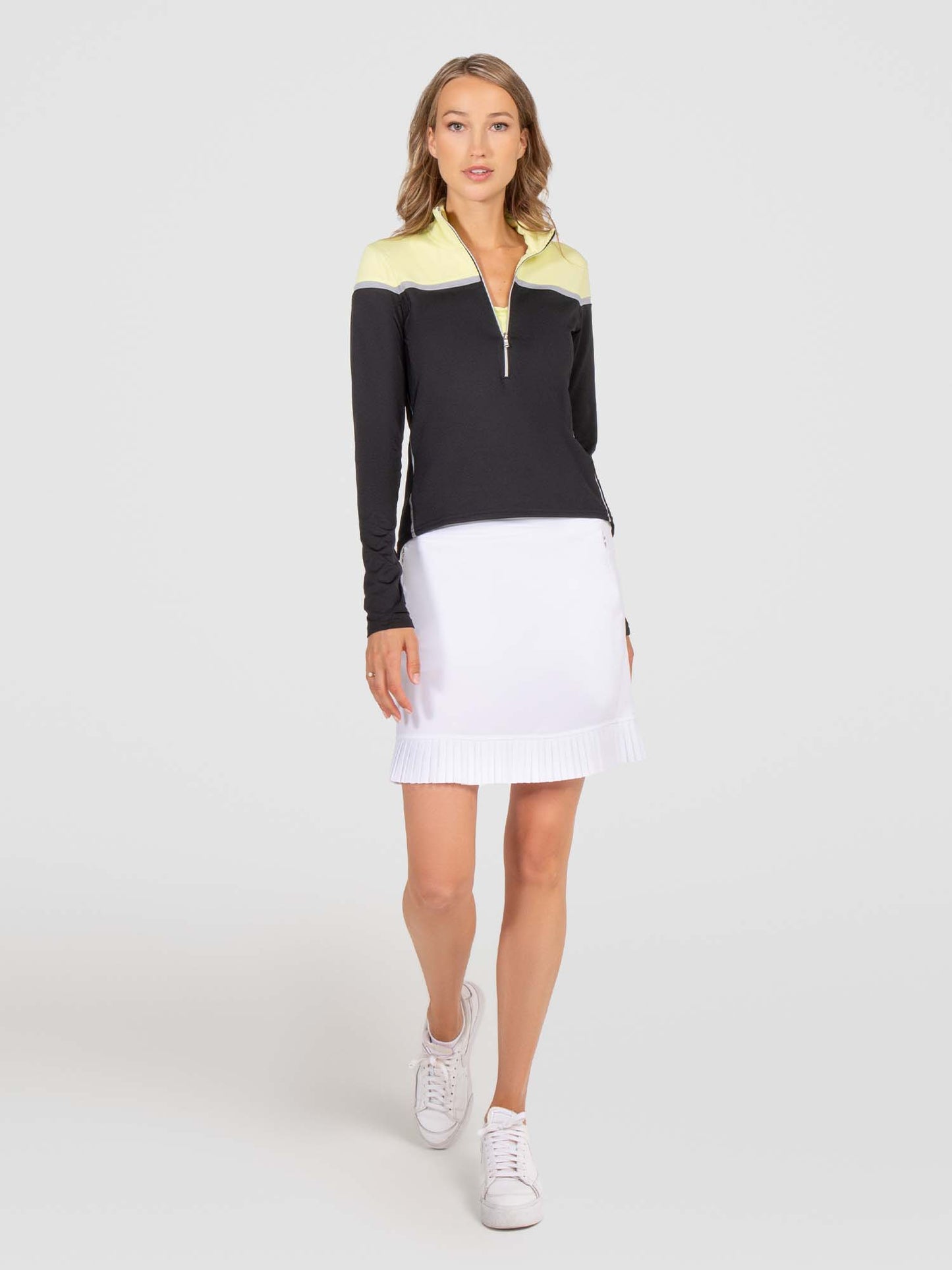 Cleo 17" Golf Skirt - White - The Golf Guys Online