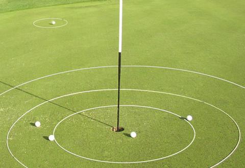 eGolfRing set - WHITE 18", 3', 6', 12' with carry bag - The Golf Guys Online