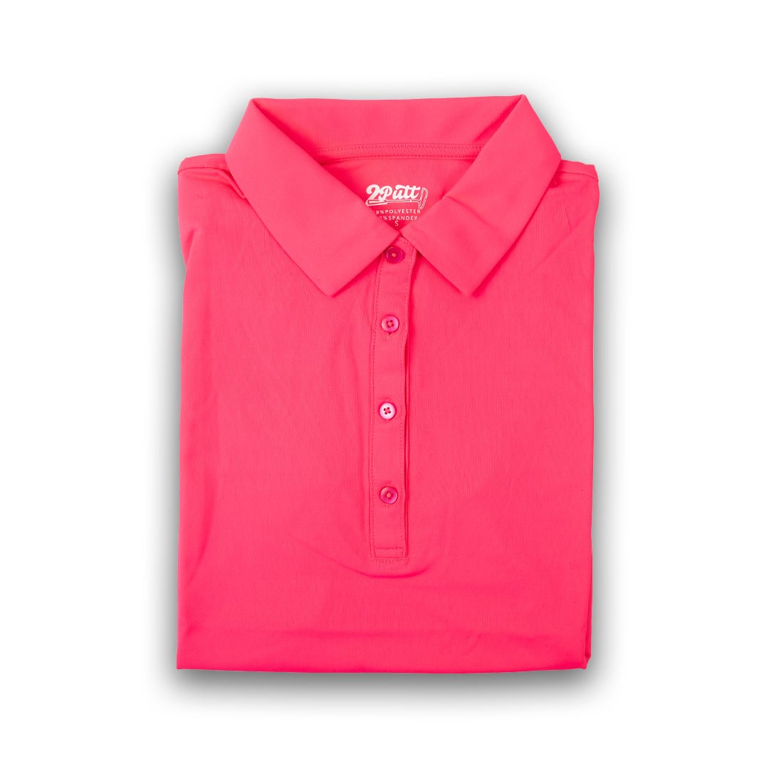 Hot Pink Women's Polo (Sleeveless) - The Golf Guys Online
