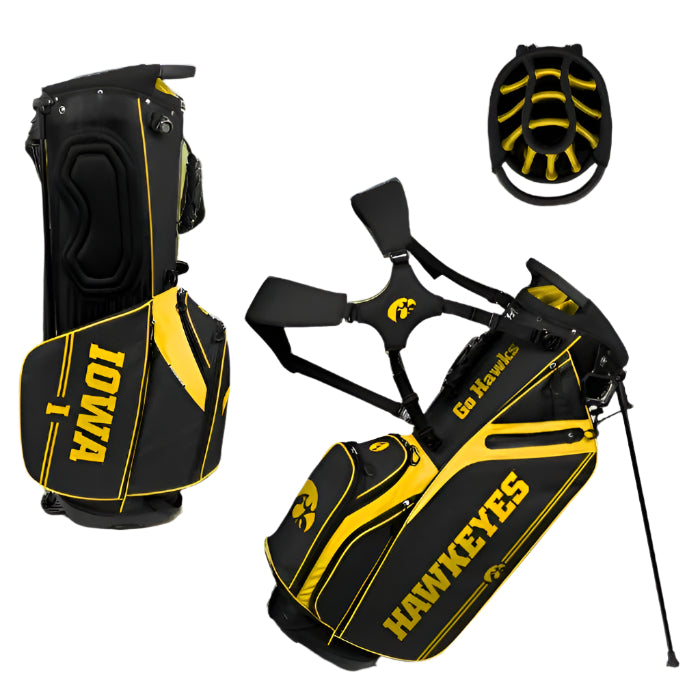 Iowa Hawkeyes Caddie Golf Stand Bag - The Golf Guys Online