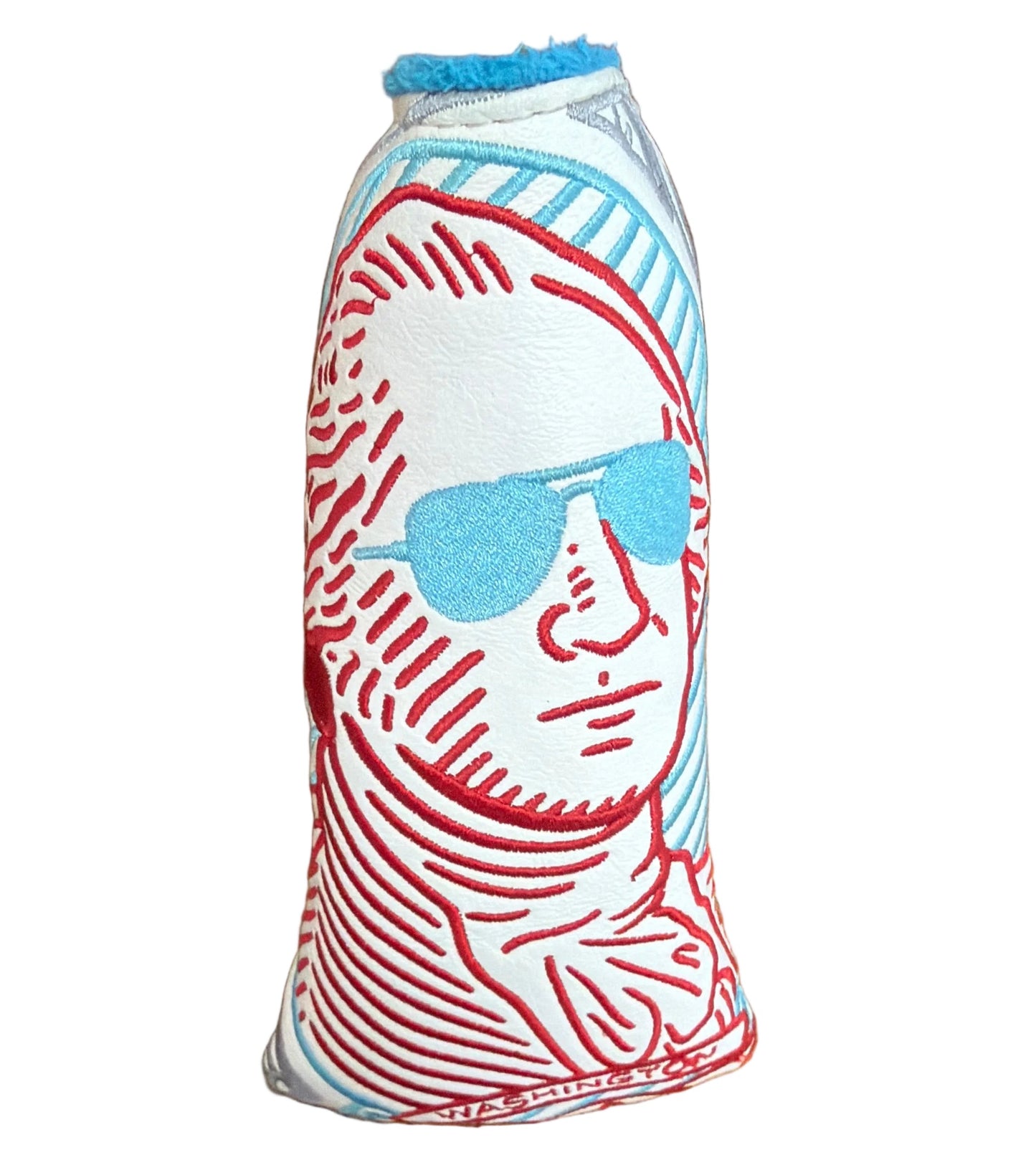 Limited Swag Golf - George Washington Red/White/Blue USA Dollar Blade Putter Headcover *opened, no bag*