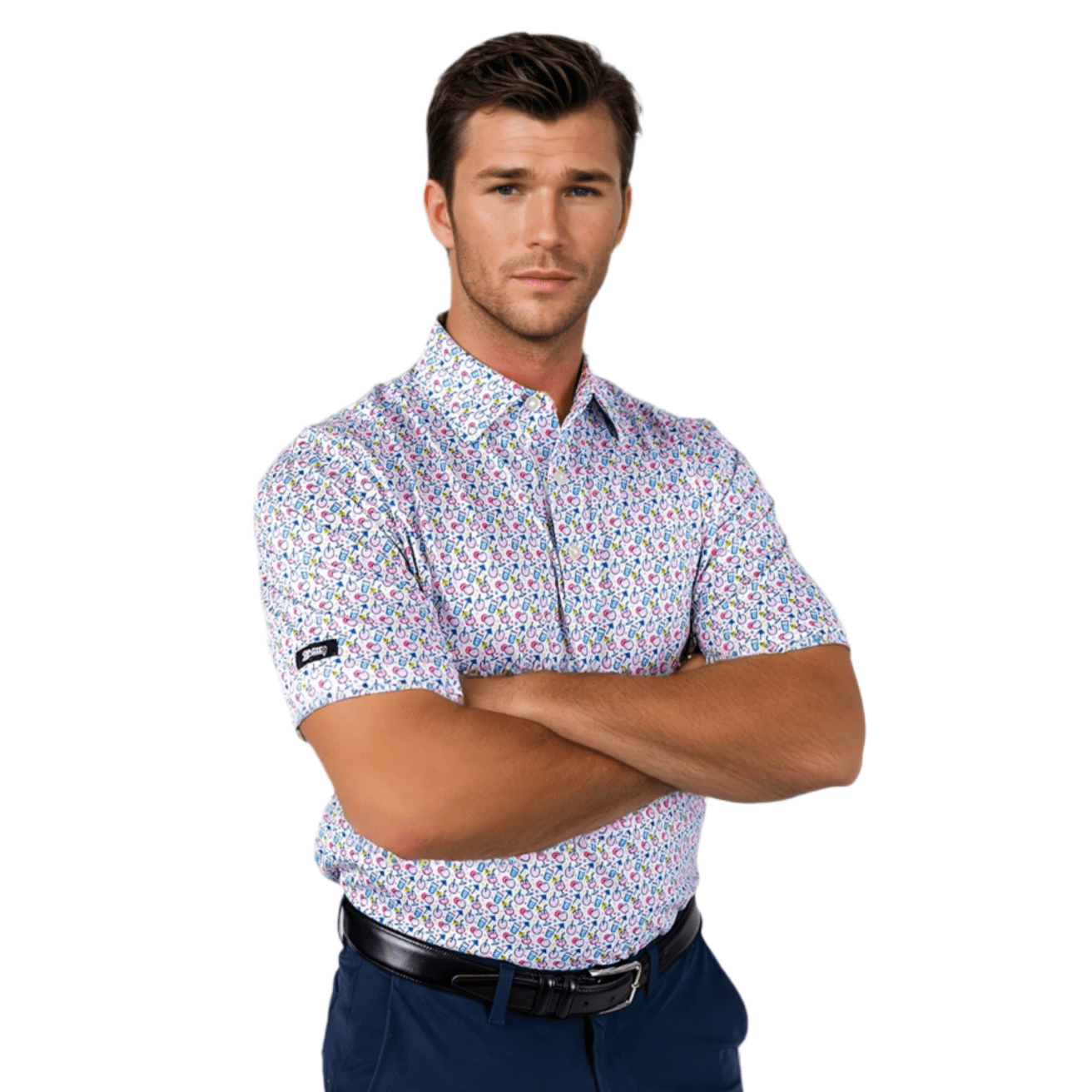 It's 5 O'clock Somewhere Men's Polo - The Golf Guys Online