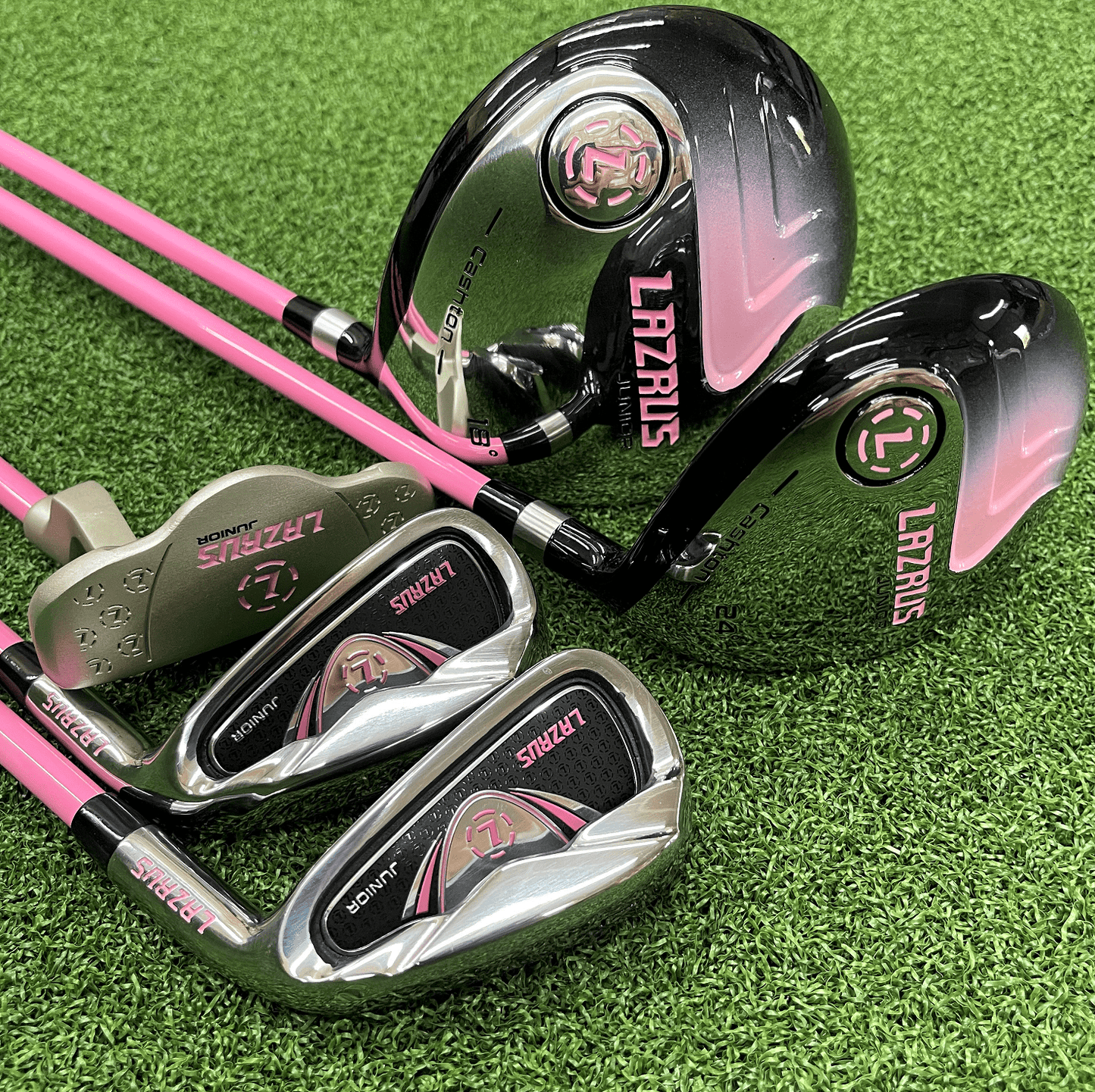 Lazrus Golf - Juniors Golf Clubs Set or Individuals - (Age 2-5 & 6-9 Right Hand or Left Hand , Boys or Girls) - The Golf Guys Online