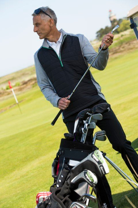 Men’s Troon Hybrid Half-Zip Windproof Jacket - The Golf Guys Online