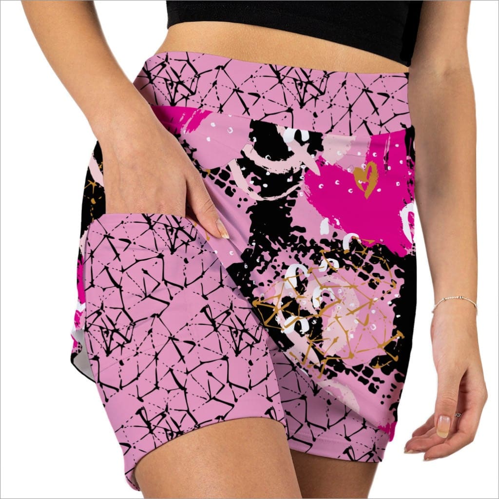 LOVE IS ALL YOU NEED DESIGNER SKORT - The Golf Guys Online