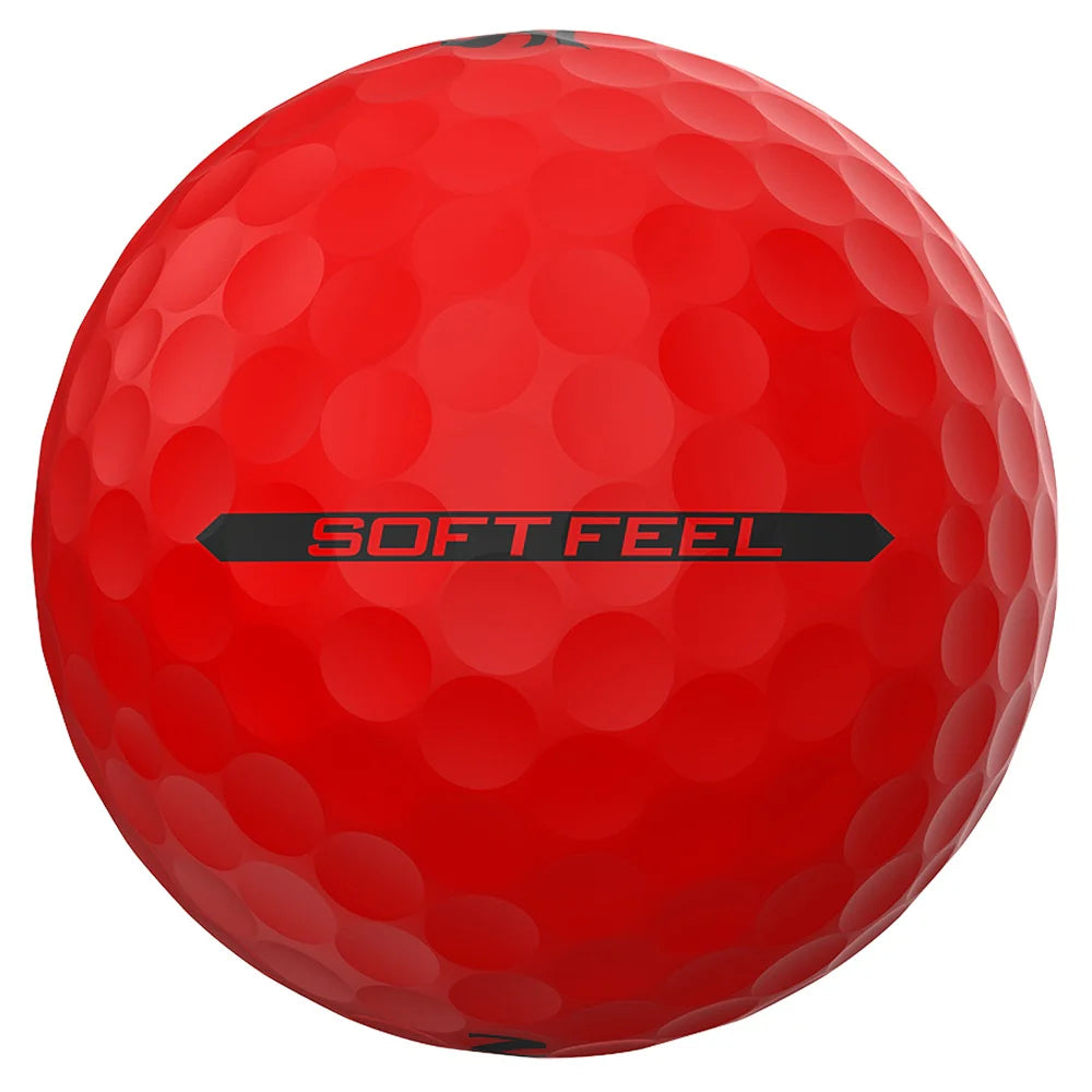 Srixon Soft Feel 13 Brite Red Golf Balls - The Golf Guys Online