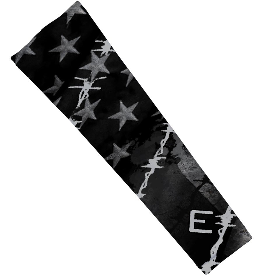 Barbed Wire USA Flag Arm Sleeve - The Golf Guys Online