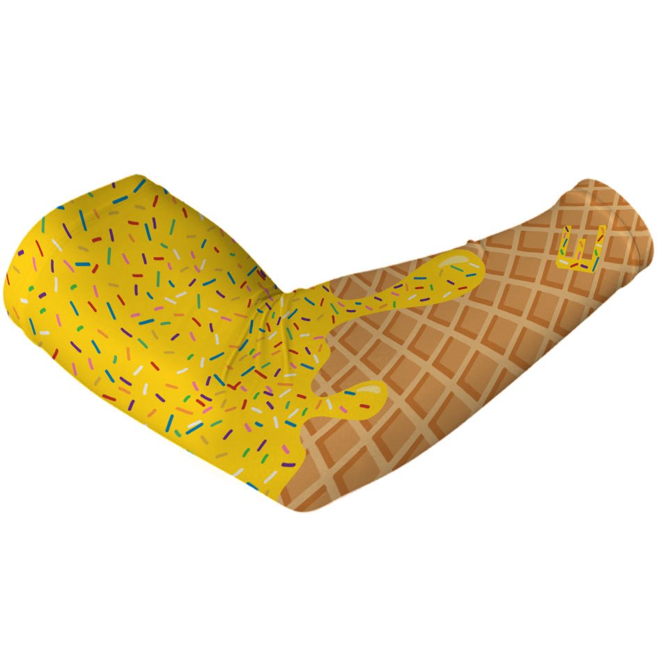 Yellow Ice Cream Arm Sleeve - The Golf Guys Online