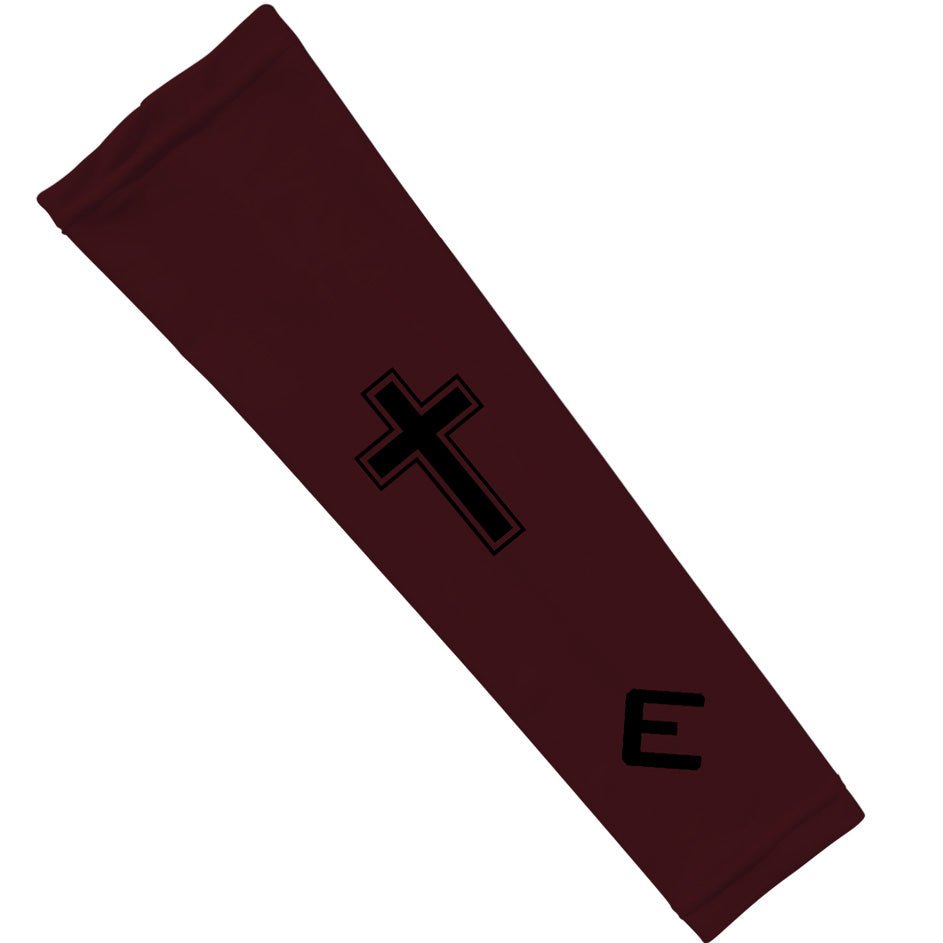 Faith Cross Maroon Arm Sleeve - The Golf Guys Online