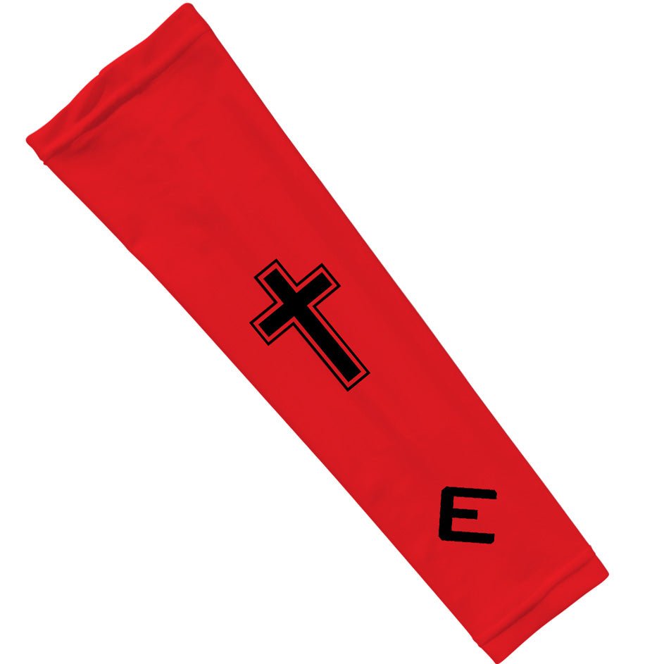 Faith Cross Red Arm Sleeve - The Golf Guys Online