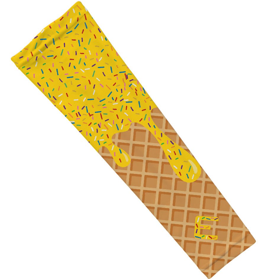 Yellow Ice Cream Arm Sleeve - The Golf Guys Online