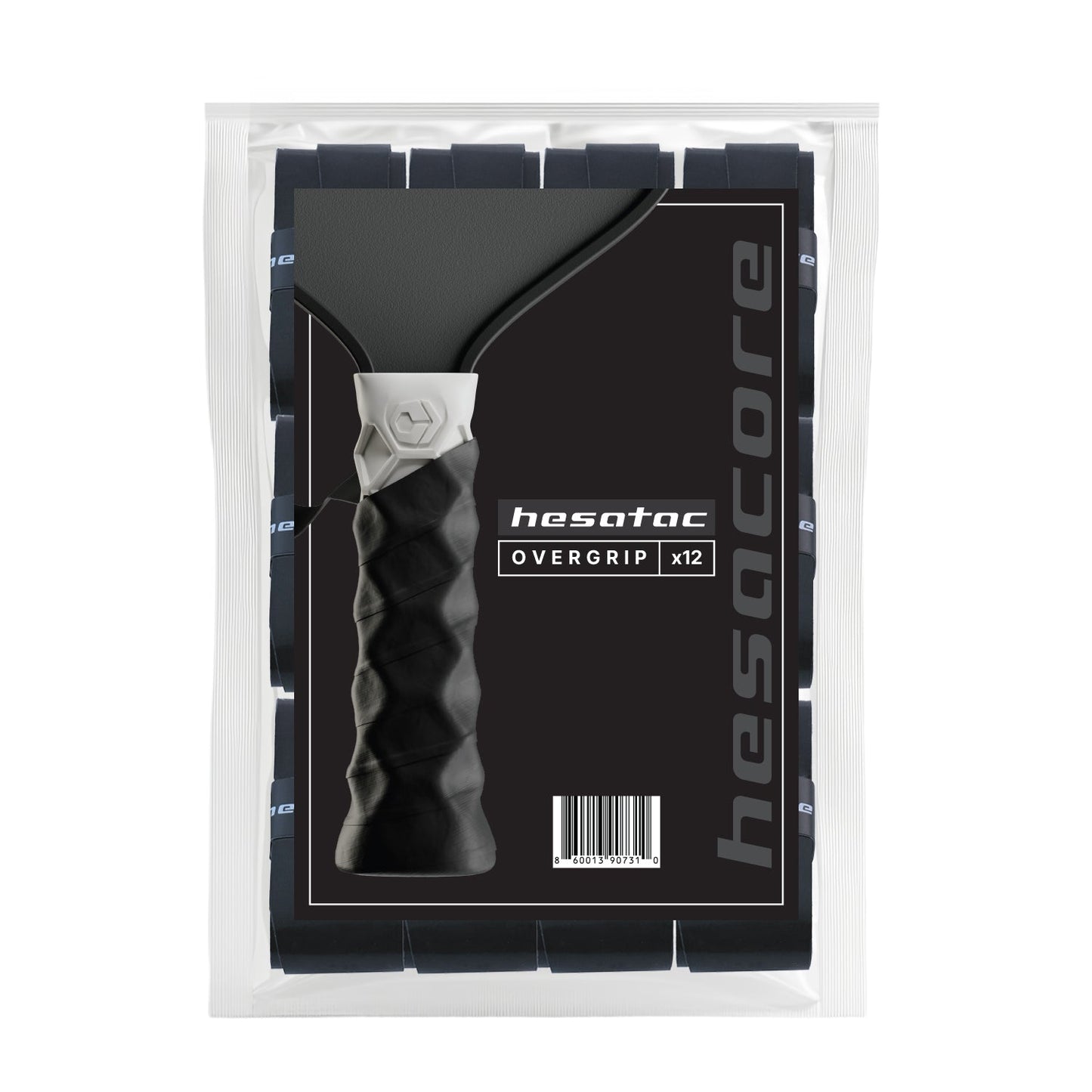 Hesacore Hesatac Overgrip – Black (6 & 12 Pack)