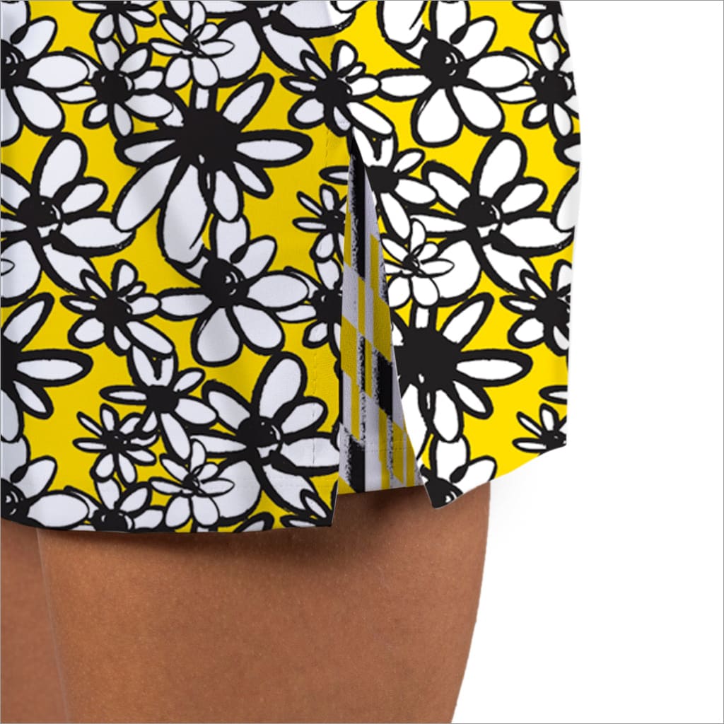 OOPSY DAISY YELLOW PULL ON SKORT - The Golf Guys Online