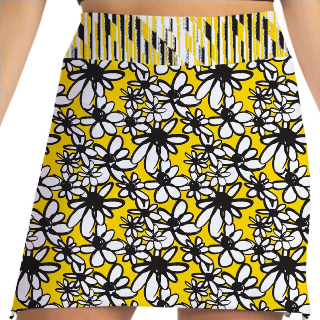 OOPSY DAISY YELLOW PULL ON SKORT - The Golf Guys Online