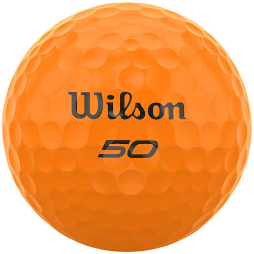 Wilson 50 Elite Orange 2023 Golf Balls - The Golf Guys Online