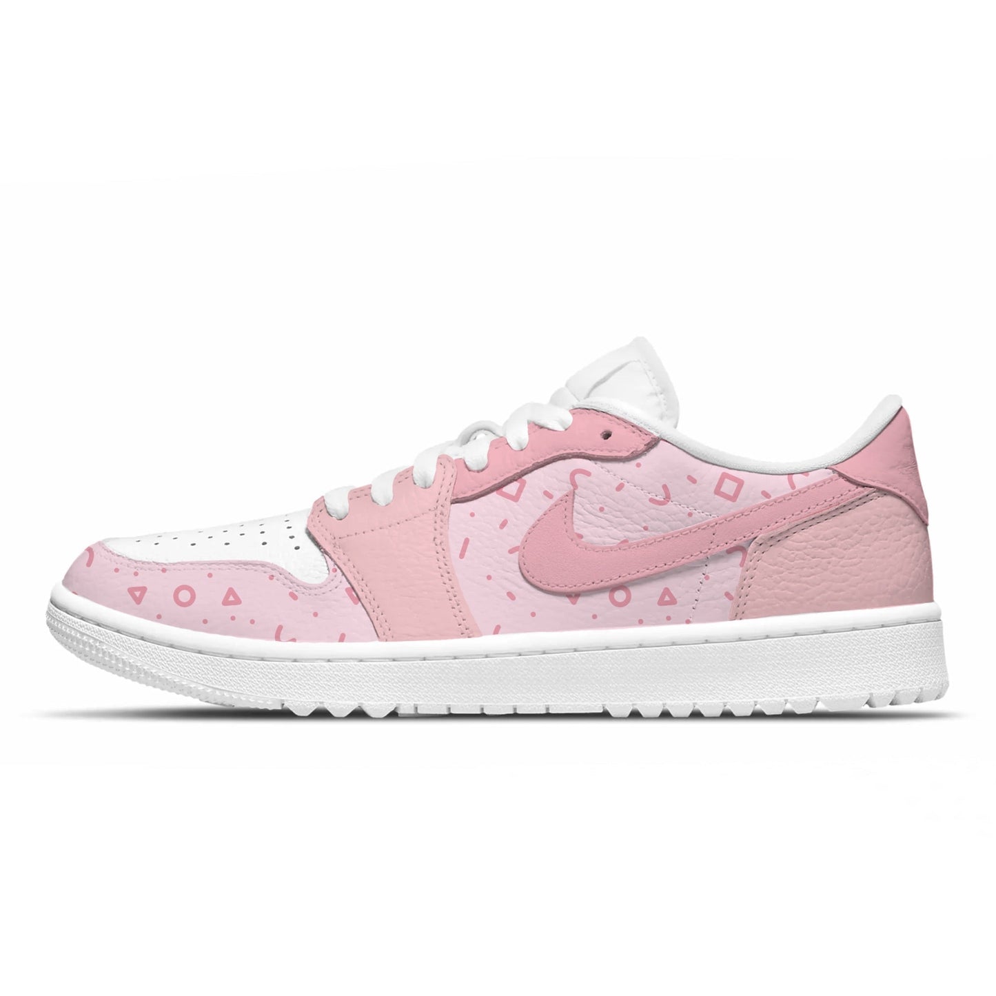 "Pastel Pink" Jordan 1 Golf Shoes