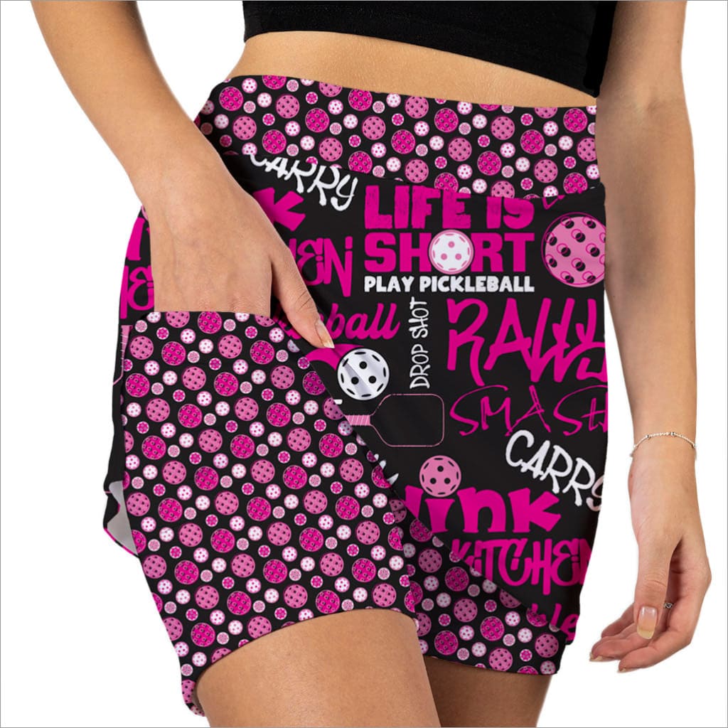 PICKLEBALL SLAM PINK SKORT - The Golf Guys Online