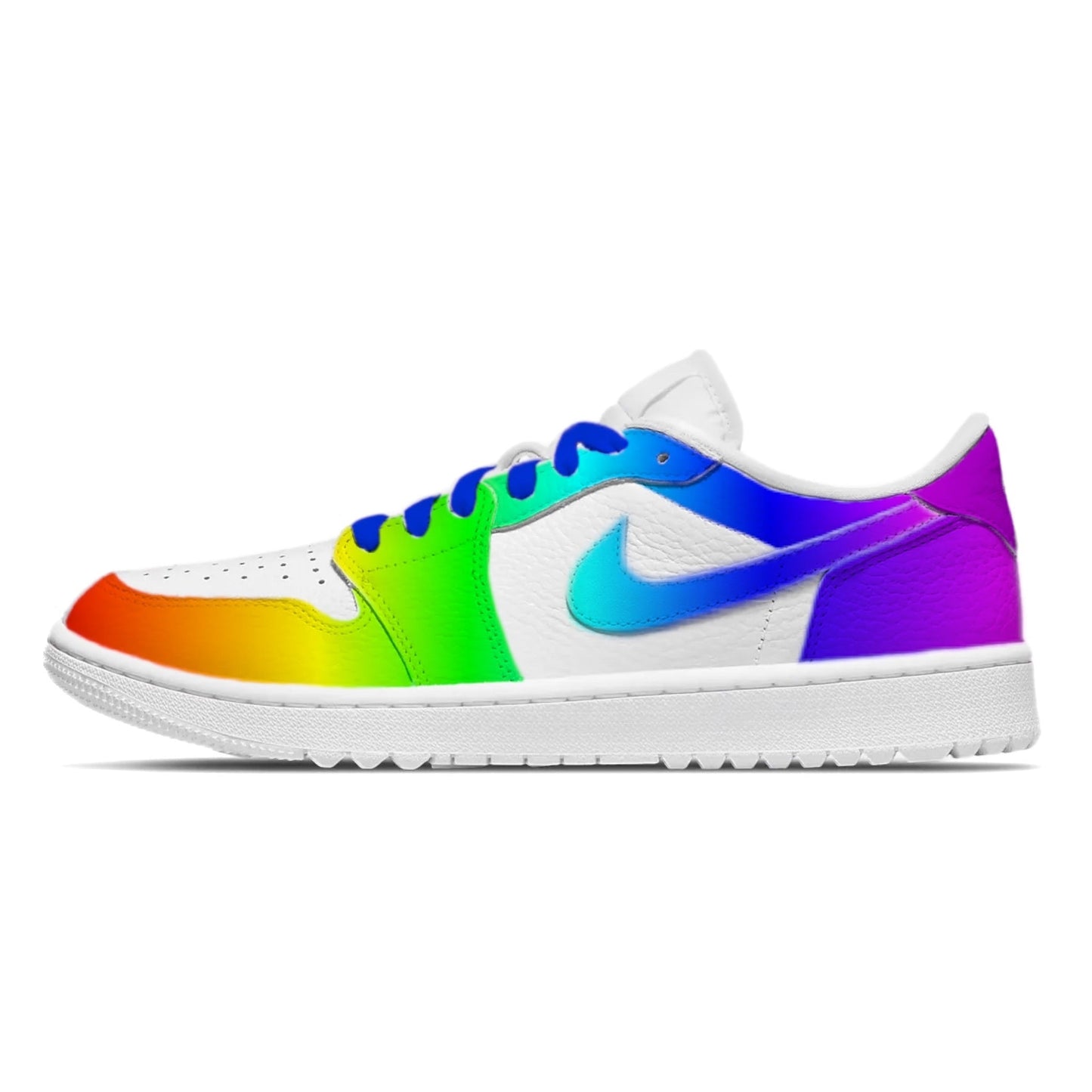 "Rainbow" Jordan 1 Golf Shoes