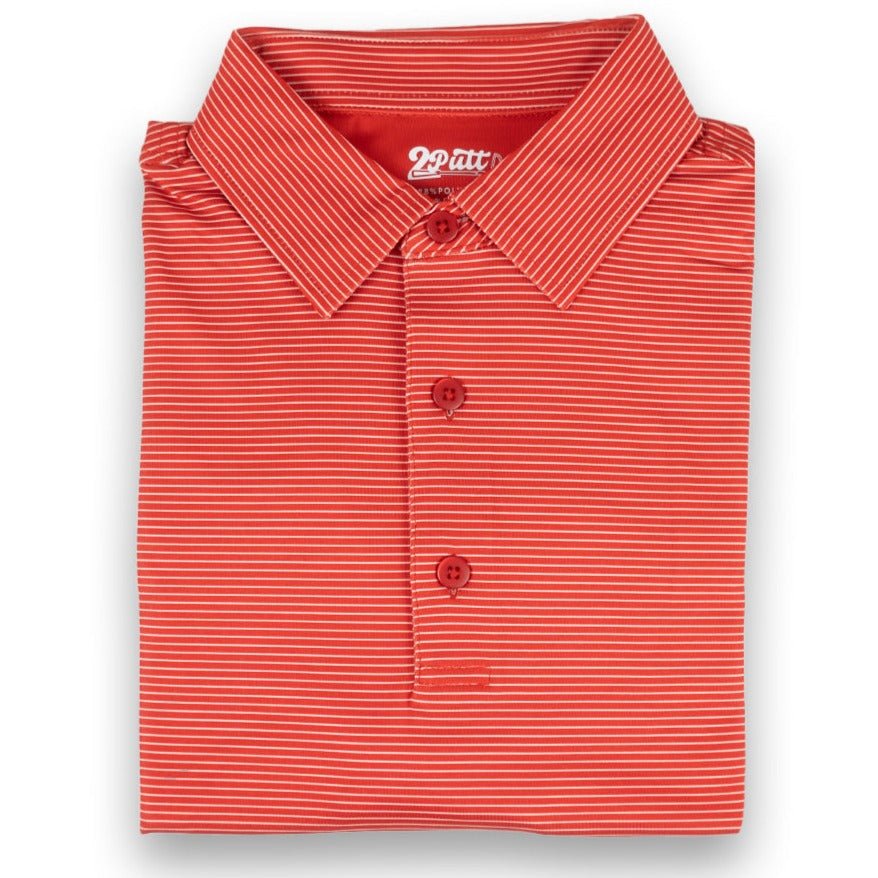 Red Stripe Men's Polo - The Golf Guys Online