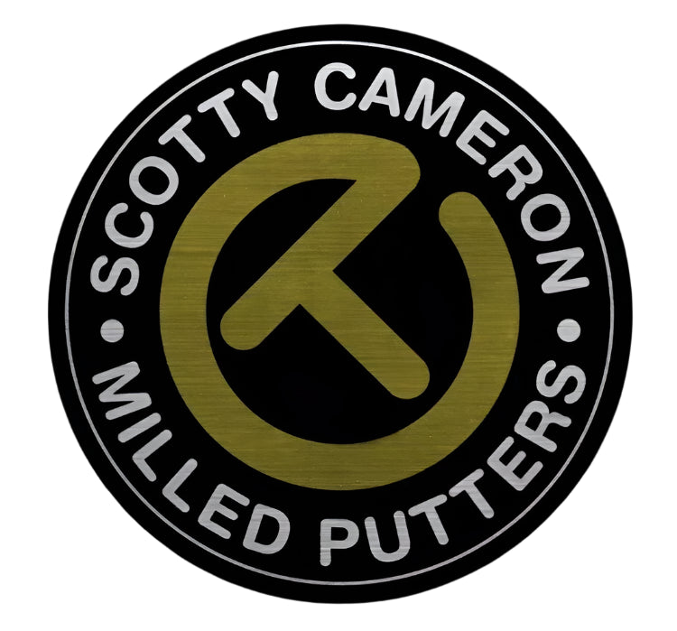 Scotty Cameron "Circle T" Milled Putters Sticker - Green/Charcoal Round 3.125” - The Golf Guys Online