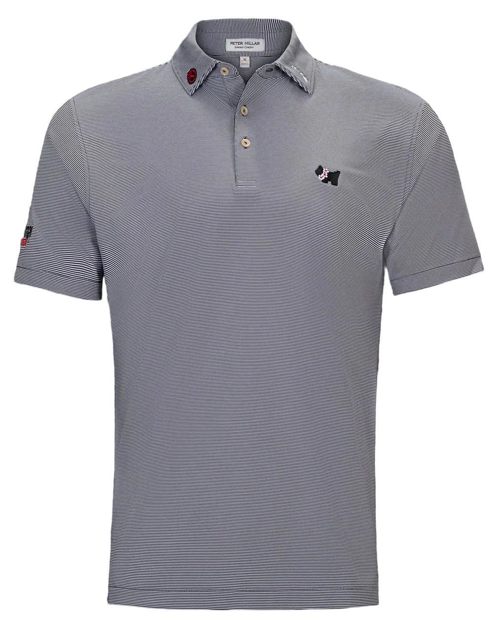 Scotty Cameron X Peter Millar Aloha Scotty Dog Polo Shirt Hawaiian