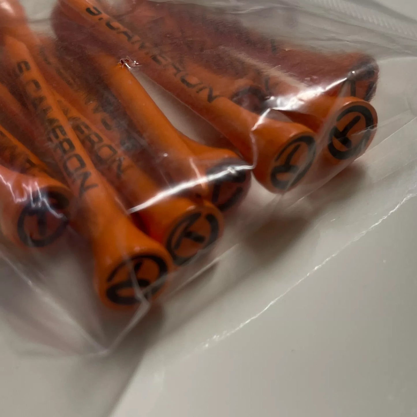 Club Cameron 2017 "Circle T" Pack of 12 Orange Golf Tees - The Golf Guys Online