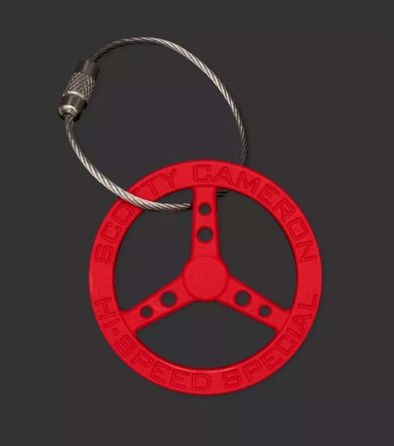 Scotty Cameron 2024 Steering Wheel Key FOB - Red