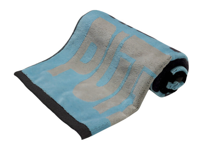Scotty Cameron - Laguna Stack Golf Towel Black/Blue - The Golf Guys Online