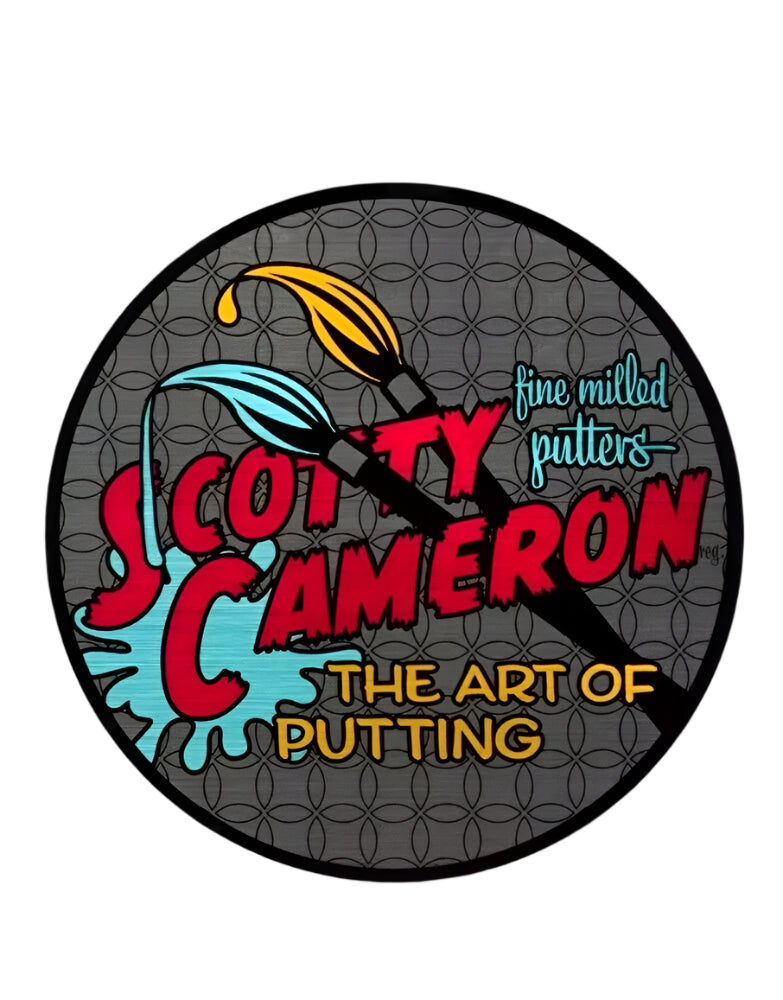 Scotty Cameron "The Art of Putting" Sticker - Round 3.125” - The Golf Guys Online