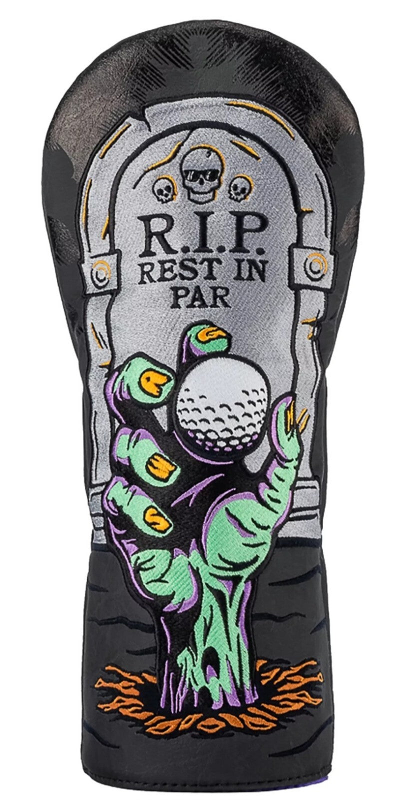 Swag Golf - Halloween Spooky RIP Rest In Par Limited Edition Driver Headcover *opened, no bag* - The Golf Guys Online