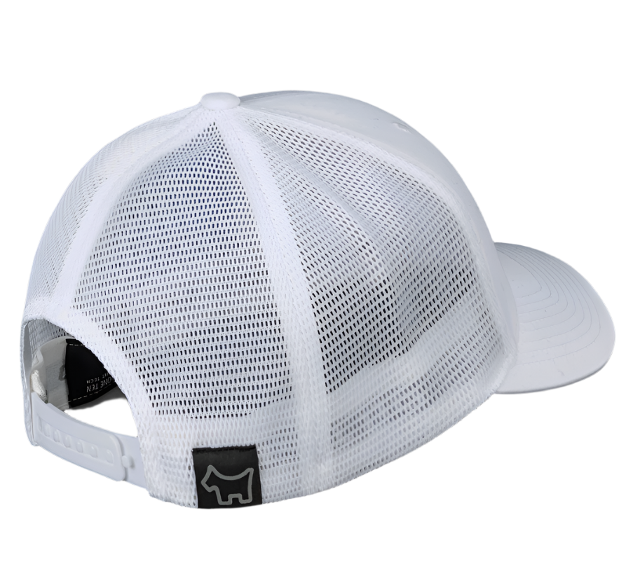 Scotty Cameron - Crown Stack Blue Rubber Patch Flexfit Trucker Hat - The Golf Guys Online