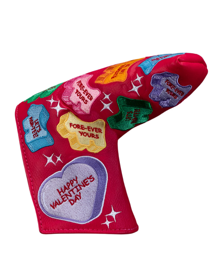 Scotty Cameron Valentine's Day 2025 Candy Dog Blade Putter Headcover - The Golf Guys Online