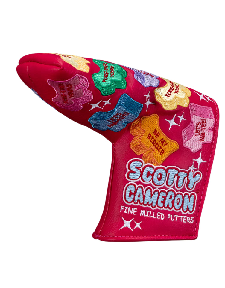 Scotty Cameron Valentine's Day 2025 Candy Dog Blade Putter Headcover - The Golf Guys Online