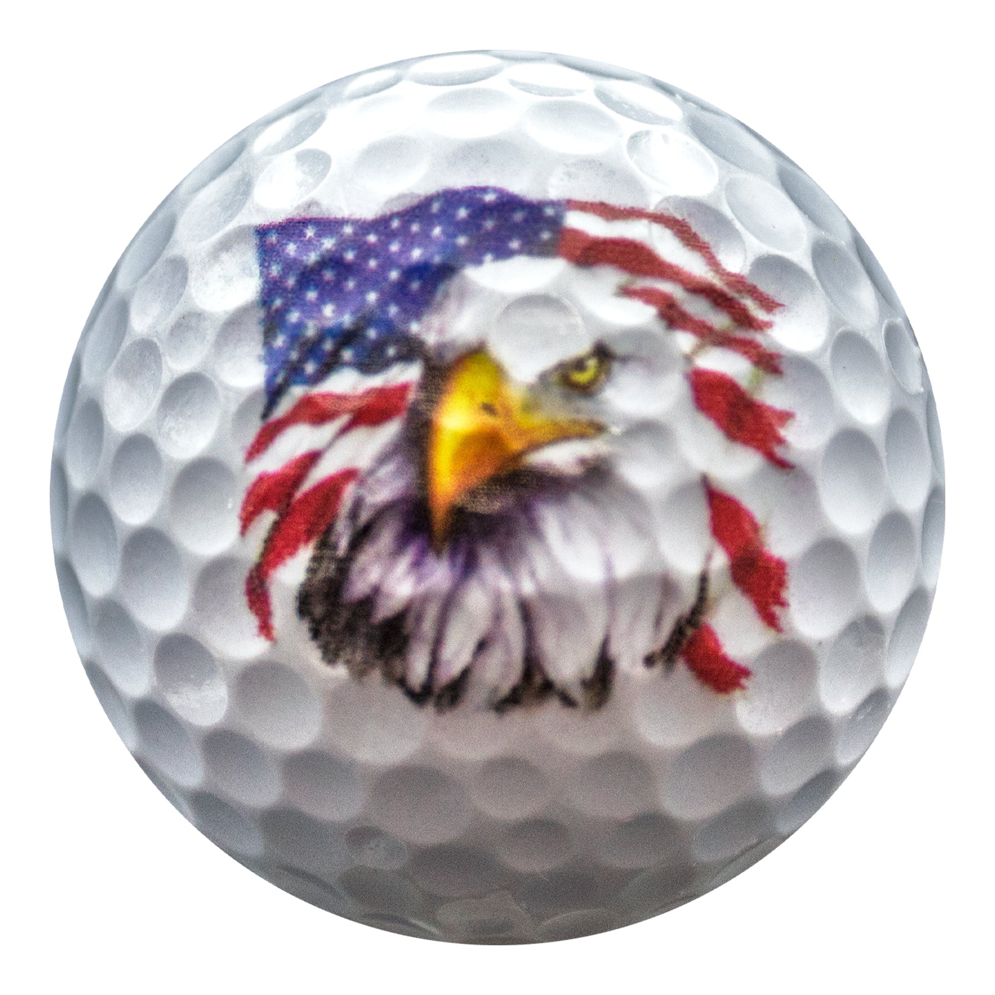 New Novelty USA American Flag Mix of Golf Balls