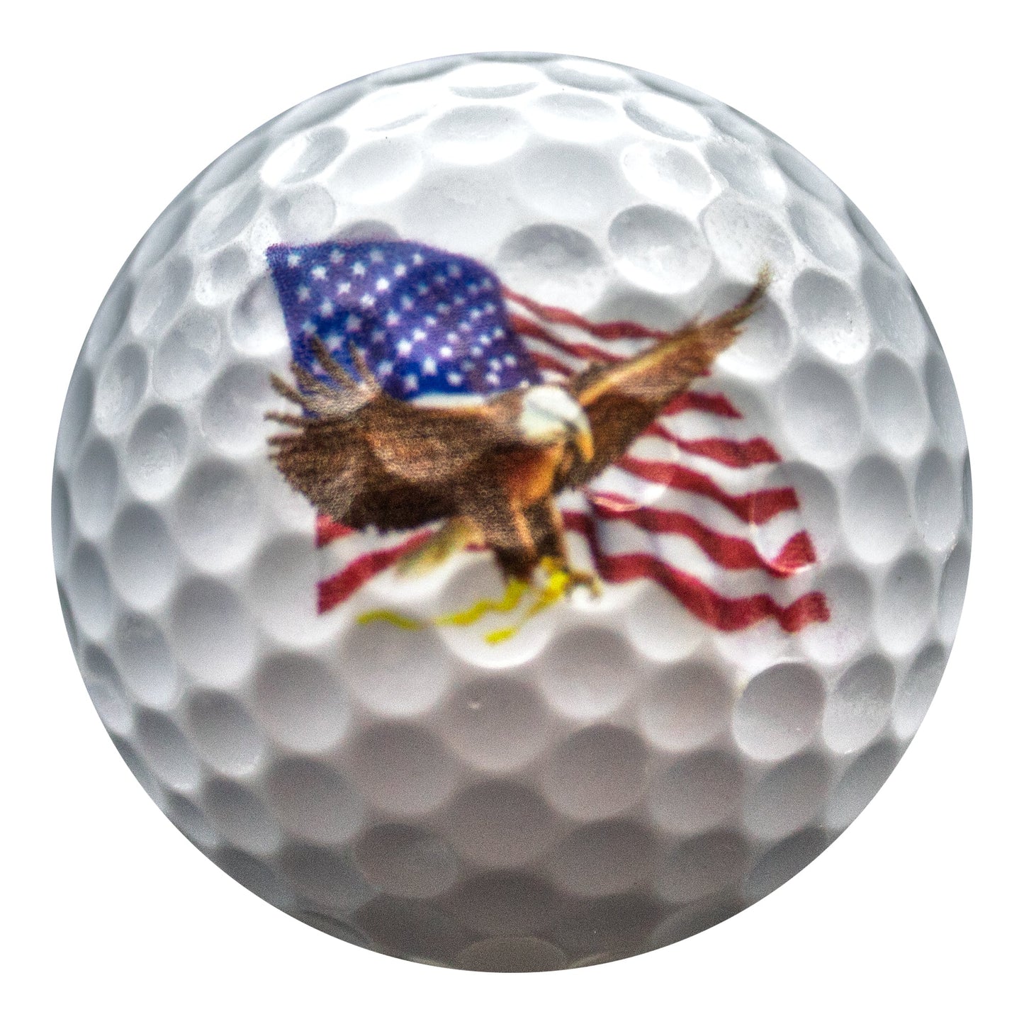 New Novelty USA American Flag Mix of Golf Balls